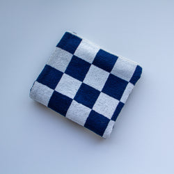 Serviette de bain damier MARINE