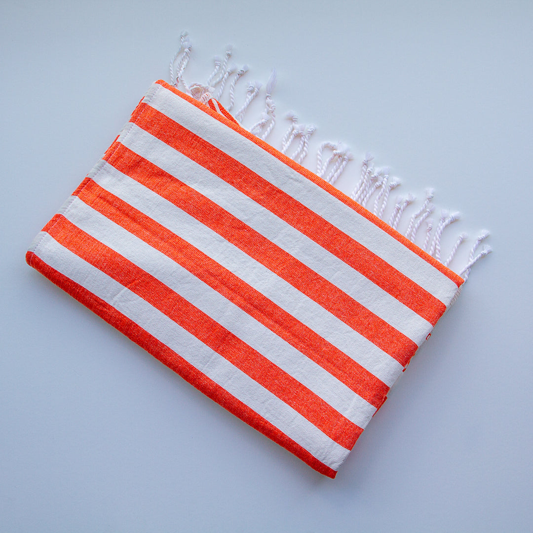 Fouta éponge à rayures PYLA