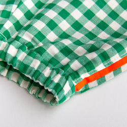 Short vichy vert ELIE