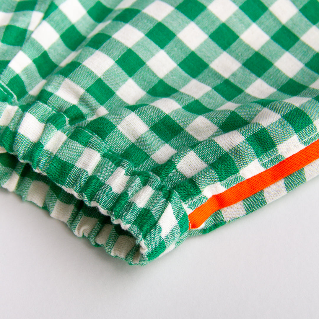 Short vichy vert ELIE