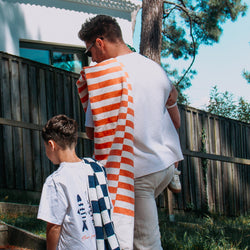 Fouta éponge à rayures PYLA