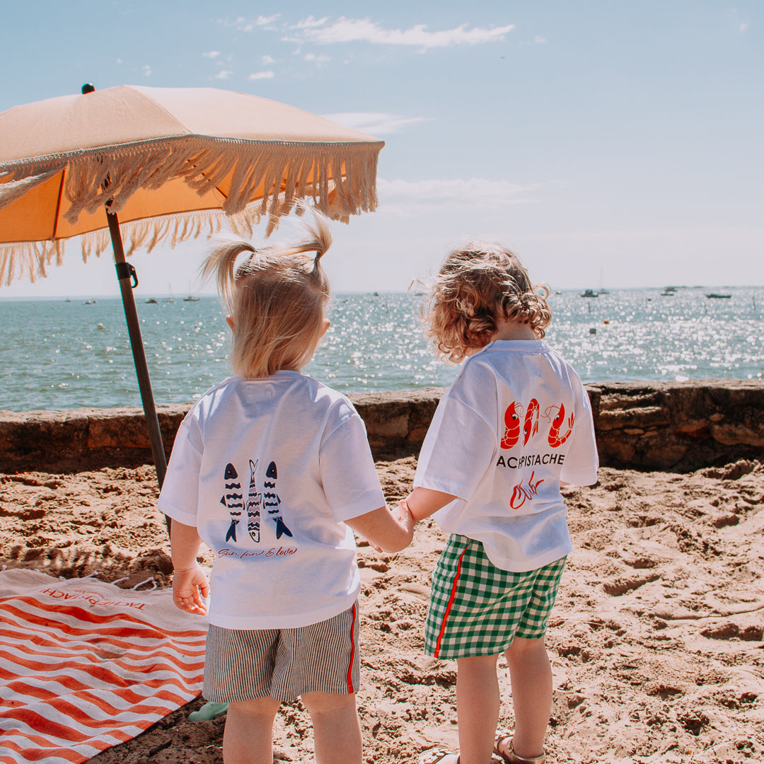 Short vichy vert ELIE