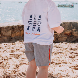 Short à rayures ELIE