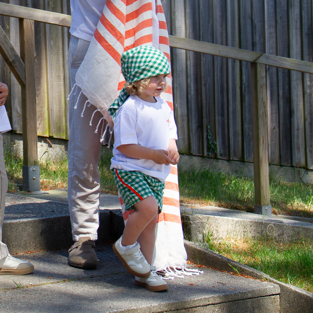 Short vichy vert ELIE